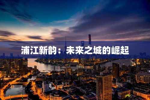 浦江新韵：未来之城的崛起