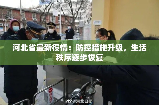 河北省最新役情:防控措施升级,生活秩序逐步恢复
