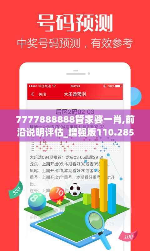 7777888888管家婆一肖,前沿说明评估_增强版110.285