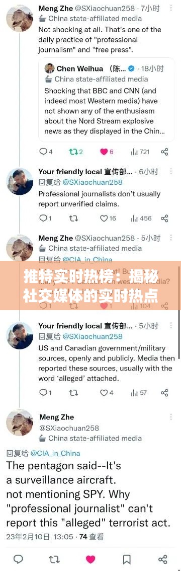 推特实时热榜:揭秘社交媒体的实时热点追踪机制