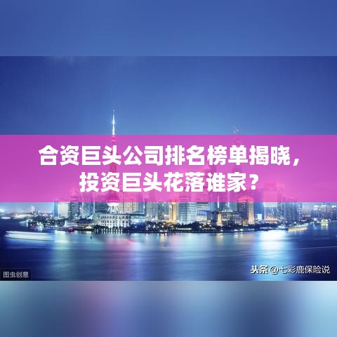 合资巨头公司排名榜单揭晓,投资巨头花落谁家?